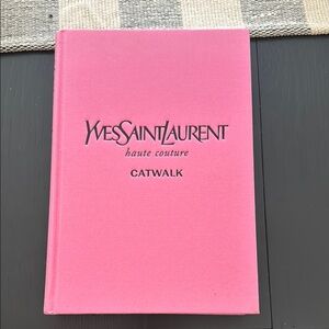 Yves Saint Laurent Pink Catwalk Book